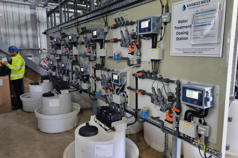Chemical Dosing & Storage For Nine Condensers