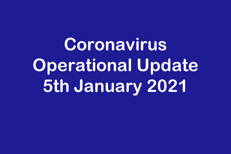 Operational Update for Coronavirus COVID 19 & Advanced Water Technologies