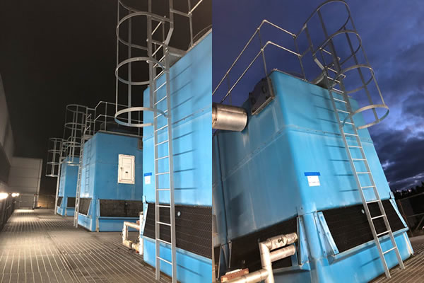 High Level Access Cooling Tower Contract Undertaken