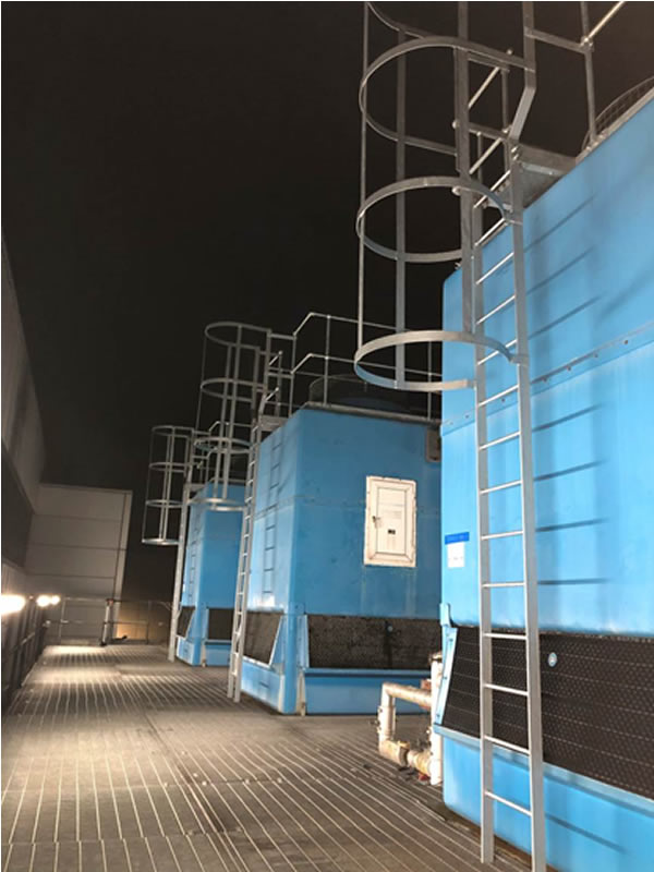 High Level Access Cooling Tower Contract Undertaken