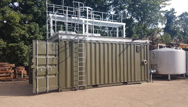 RAF Odiham Cooling Tower In NATO Green